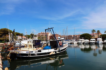 Fototapeta na wymiar port de Hyères - French Riviera