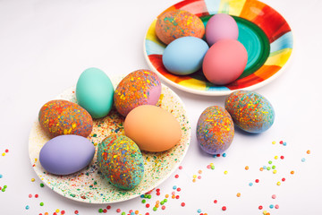 Fototapeta na wymiar Easter Eggs. Sunday. Easter. Happy Holidays. Christian holiday. Religion. Tradition. Easter background.