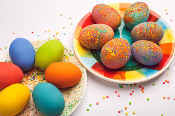 Easter Eggs. Sunday. Easter. Happy Holidays. Christian holiday. Religion. Tradition. Easter background.