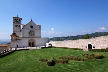 Basilica Saint Francis in Assisi, Umbria, Italy