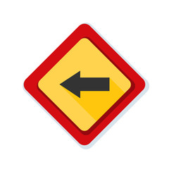 Left Arrow Sign illustration