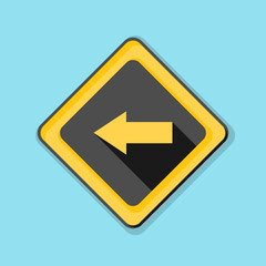 Left Arrow Sign illustration