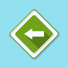 Left Arrow Sign illustration