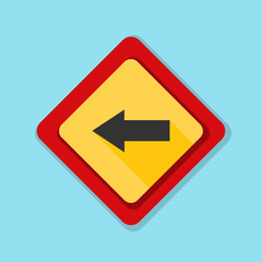 Left Arrow Sign illustration
