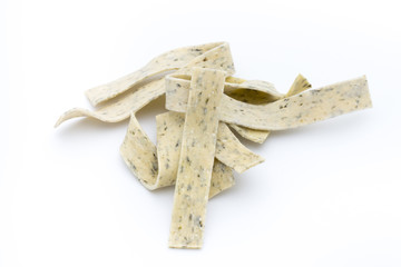  Pasta isolated on white background. Pasta is a staple food of t