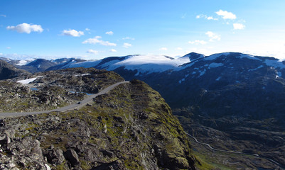 Fototapeta na wymiar Dalsnibba Mountain Plateau, Geiranger, Norway