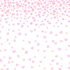 Hearts. Valentine's Day abstract background with hearts. Vector Background 