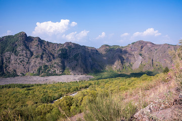 View of Mount Somma in Italy
