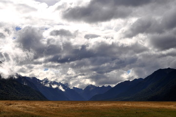 Fototapeta na wymiar Southern Alps, New Zealand