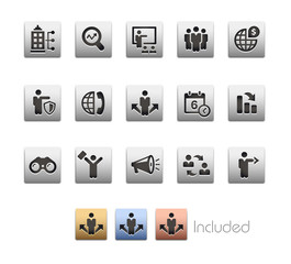 Business Opportunities and Strategies Icon set - The vector file includes 4 color versions for each icon in different layers.