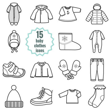 Baby clothes set.