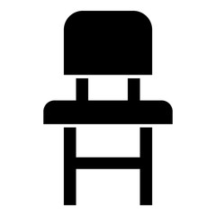 Children chair icon, simple style