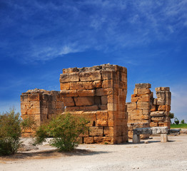 Ruins of an ancient city Hierapolis