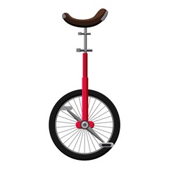 Monocycle icon, cartoon style © ylivdesign