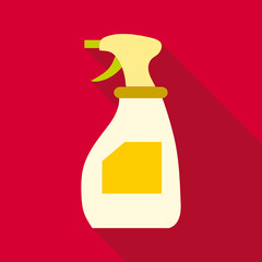 Cleaning spray icon, flat style