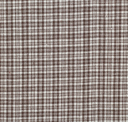 Plaid cotton fabric for background or texture