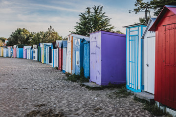 cabines de plage à saint Denis Oléron