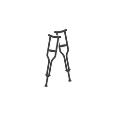 Crutches icon