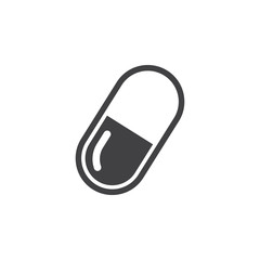 Pills and capsules icon