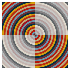 Fototapeta premium Vector and colorized target with transparency