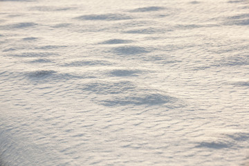 Photo snow, close-up