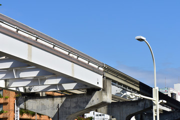 モノレールの線路Okinawa Monorail