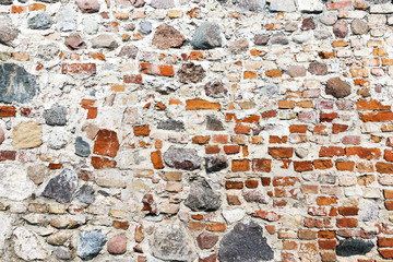 wall of an old building
