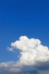 Obraz premium blue sky with clouds