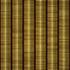 Seamless  pattern  with columns of coins