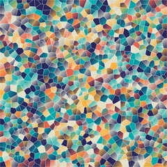 Wall murals Mosaic Mosaic backgrounds - vector illustration 