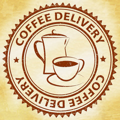 Coffee Delivery Meaning Beverage Delivering Or Shipping
