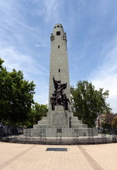 The monument to crew "Huascar" in Santiago.