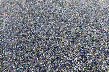 asphalted road, close-up