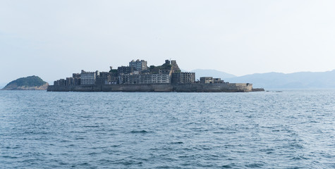 Obraz premium Hashima Island in Nagasaki