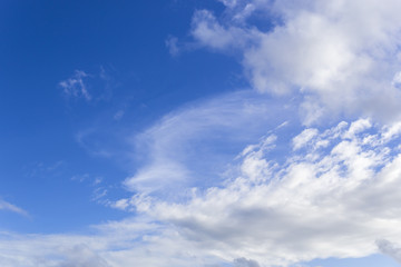 Fototapeta na wymiar Blue sky background