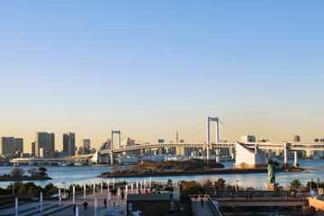 Obraz premium 東京 レインボーブリッジ お台場