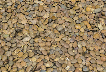 Pile of pebble stone
