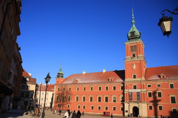 Fototapeta premium Le chateau de Varsovie