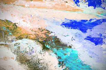 фон, текстуры дерева окрашены краской  © Anna81