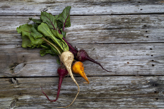 Red, Orange And Yellow Beets