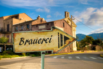 Schild 198 - Brauerei