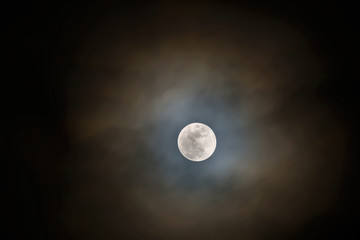 Snow Moon Full Moon Rise