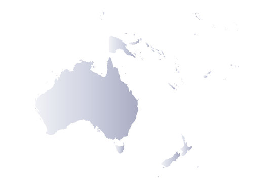 map oceania gray