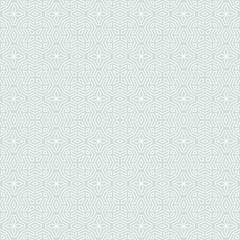Seamless geometric pattern for your designs and backgrpounds. Modern ornament with repeating elements. Light blue and white pattern