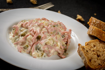 Mayonnaise mixed salad