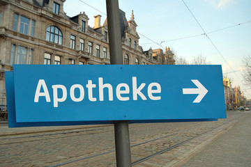 Fototapeta premium Schild 211 - Apotheke
