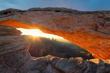 Fototapete Naturpark Sonnenaufgang im Canyonlands National Park, Utah.  © lucky-photo