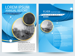 Abstract vector modern/ flyer design / brochure design template / annual report /book cover / corporate identity template /in an A4 page	