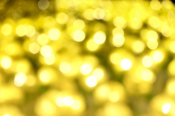 Abstract Yellow Color bokeh for background