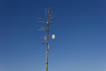 Obraz premium Antennen, Satellit, Broadcast, Transmitter, Radio, SAT